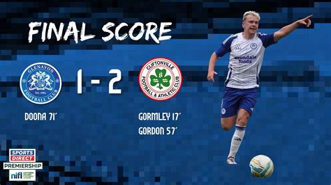 glenavon fc results.